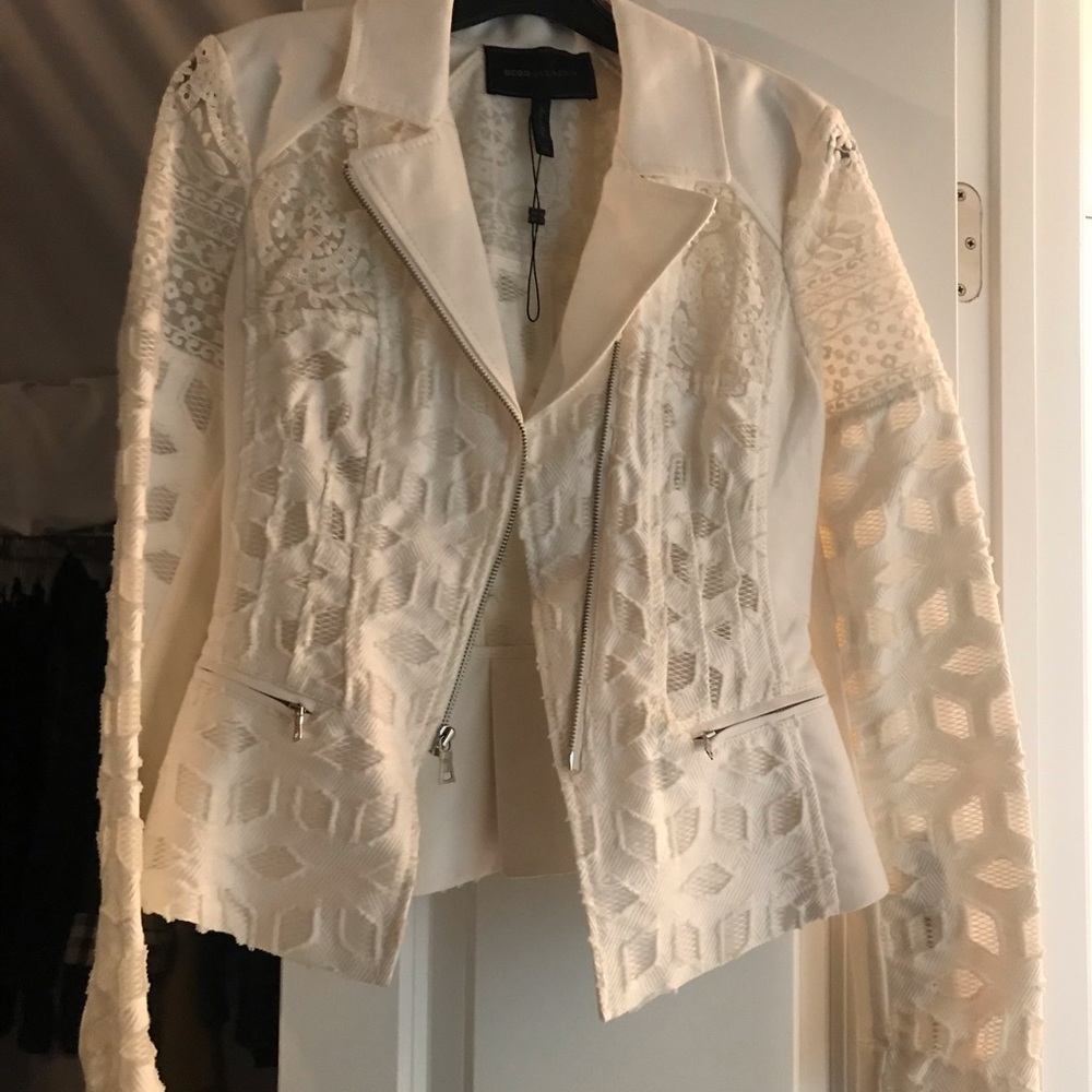 Bcbg maxazria white jacket